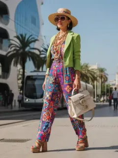 Mujer con estilo luciendo los accesorios Shein 2026 más trendy en un entorno urbano español.
