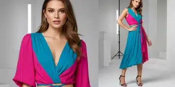 Shein 2025: As 3 coleções mais esperadas e tendências Modelo usando roupa elegante e moderna da Shein, destacando as tendências de 2025