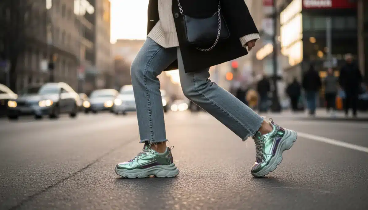Tênis Chunky Shein: Guia de estilo e conforto para looks urbanos e despojados.