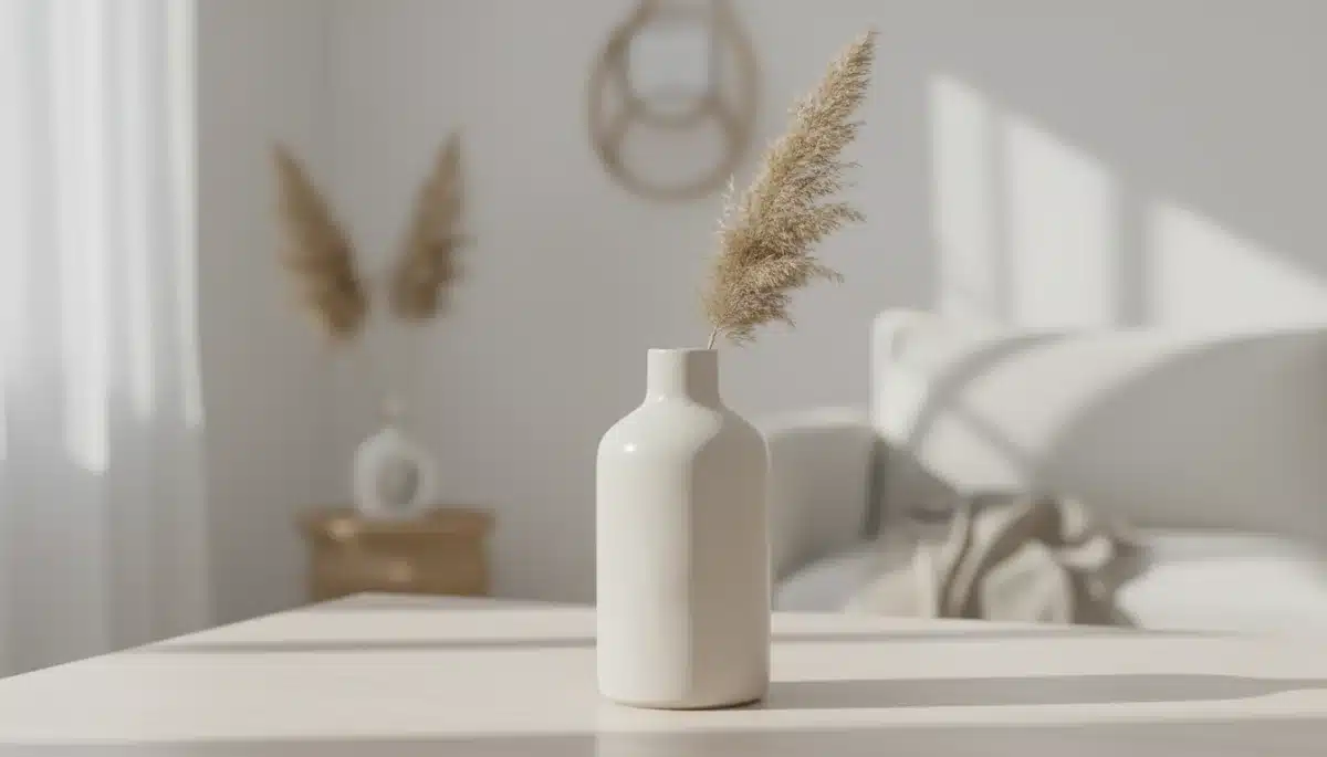 Jarrón de cerámica minimalista de Shein estilo nórdico