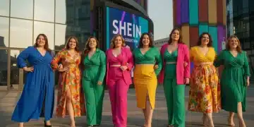 Mujeres con estilo plus size de Shein 2026, mostrando diseños favorecedores y modernos.