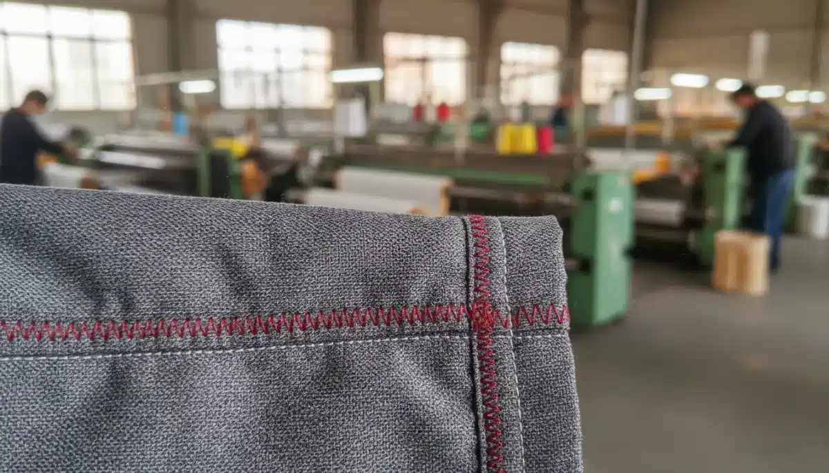 Prenda de poliéster reciclado Shein, textura y durabilidad