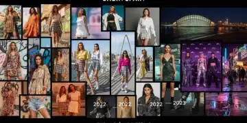 Shein en España: Evolución del estilo en los últimos 3 años Modelos vistiendo diversas prendas Shein que ilustran la evolución del estilo en España.